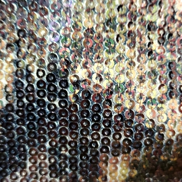 VINCE CAMUTO SILVER SEQUIN DRESS SIZE 4 - Picture 10 of 15